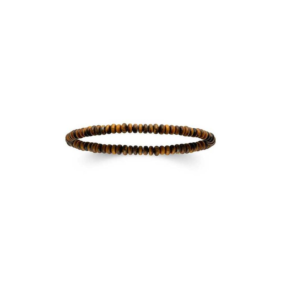 Bracelets Jolimie | Bracelet Fin Mini Pierre Oeil De Tigre